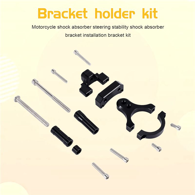 WF-Cnc Motorcycle Damper Steer - Steering Damper Stabilizer Kit Cnc ulasan dan harga