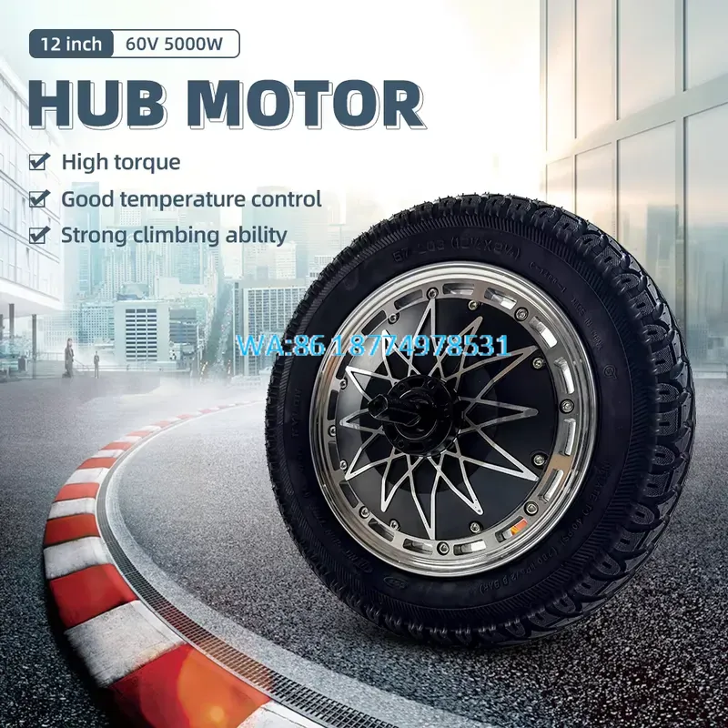 Wmwmnu for 12 Inch Hub Motor K - 60V 5000W Brushless Hub Motor ulasan dan harga